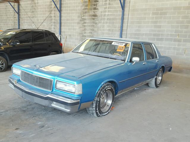 1G1BL54EXLA160509 - 1990 CHEVROLET CAPRICE BLUE photo 2