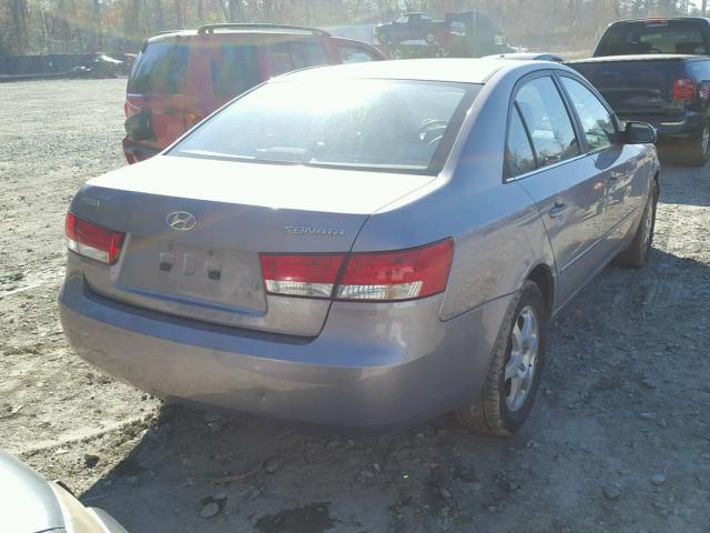 KMHEU46C66A077098 - 2006 HYUNDAI SONATA GLS GRAY photo 4