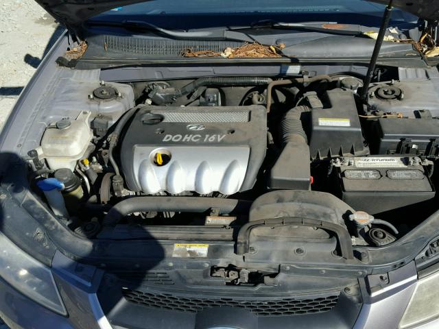 KMHEU46C66A077098 - 2006 HYUNDAI SONATA GLS GRAY photo 7