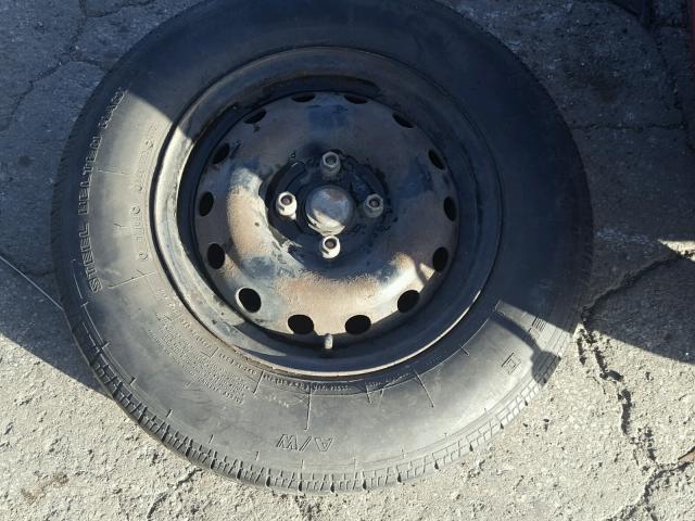 KL1TD52635B432343 - 2005 CHEVROLET AVEO BASE Бордовый фото 9