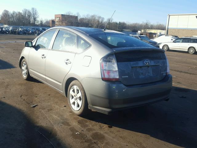 JTDKB22U340053828 - 2004 TOYOTA PRIUS 灰色 照片 3
