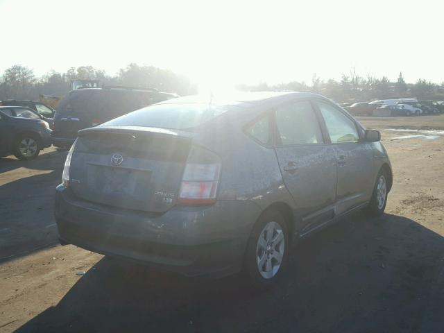 JTDKB22U340053828 - 2004 TOYOTA PRIUS 灰色 照片 4