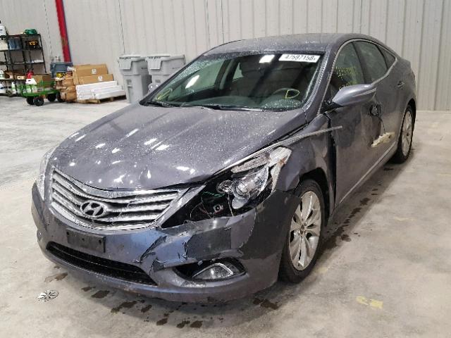 KMHFG4JG0DA231615 - 2013 HYUNDAI AZERA GRAY photo 2