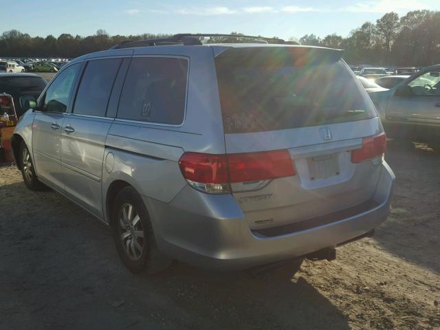 5FNRL3H74AB034348 - 2010 HONDA ODYSSEY EX SILVER photo 3