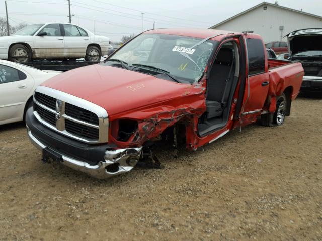 1D7HA18N78J193894 - 2008 DODGE RAM 1500 S RED photo 2