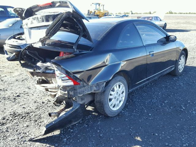 1HGEM21983L060390 - 2003 HONDA CIVIC EX BLACK photo 4