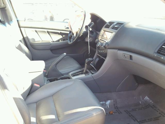 JHMCN36467C002532 - 2007 HONDA ACCORD HYB SILVER photo 5