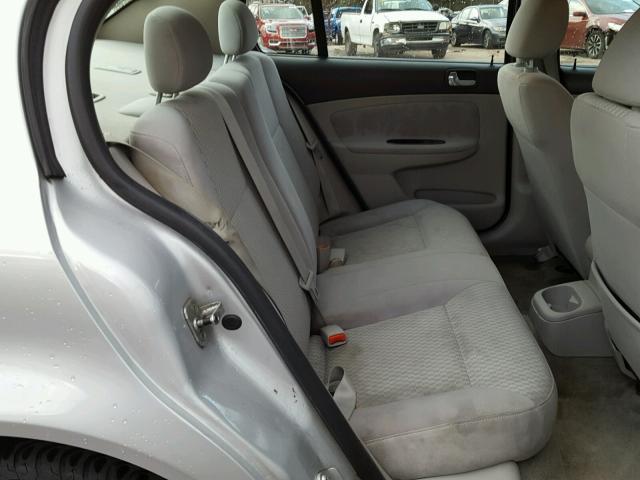 1G1AL58F387289226 - 2008 CHEVROLET COBALT LT SILVER photo 6