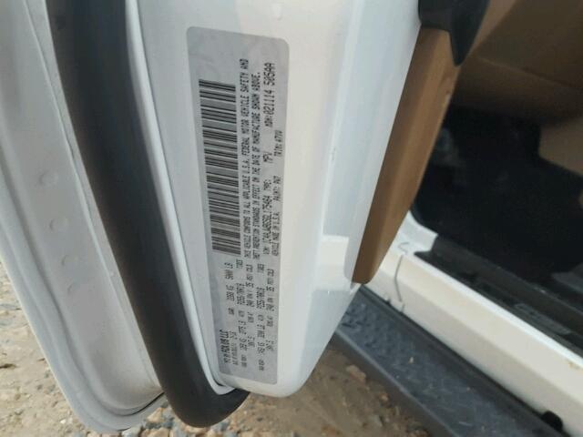 1C4AJWBG5GL175464 - 2016 JEEP WRANGLER S WHITE photo 10