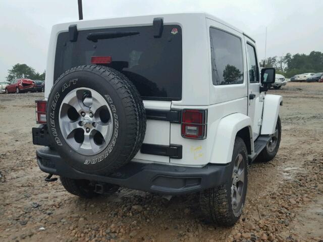1C4AJWBG5GL175464 - 2016 JEEP WRANGLER S WHITE photo 4