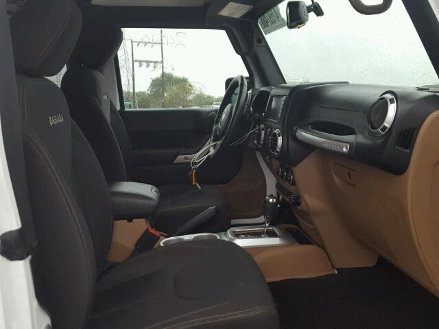 1C4AJWBG5GL175464 - 2016 JEEP WRANGLER S WHITE photo 5