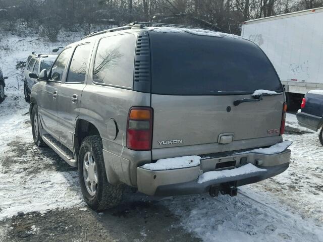 1GKEK63U33J292764 - 2003 GMC YUKON DENA SILVER photo 3