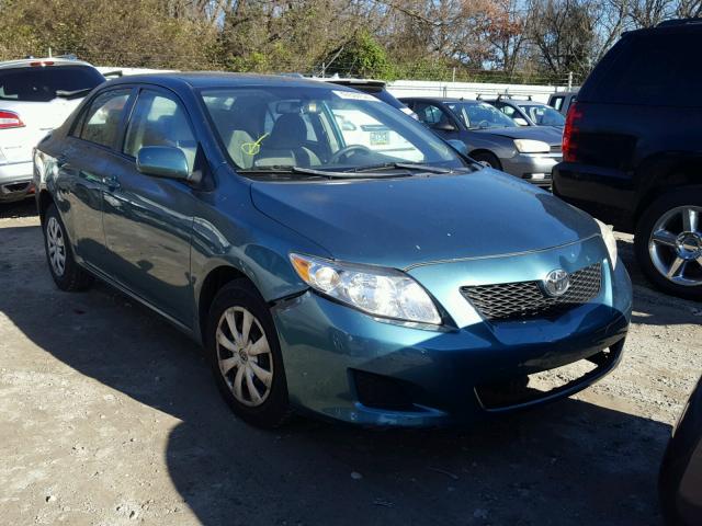 1NXBU40E09Z047398 - 2009 TOYOTA COROLLA BA GREEN photo 1