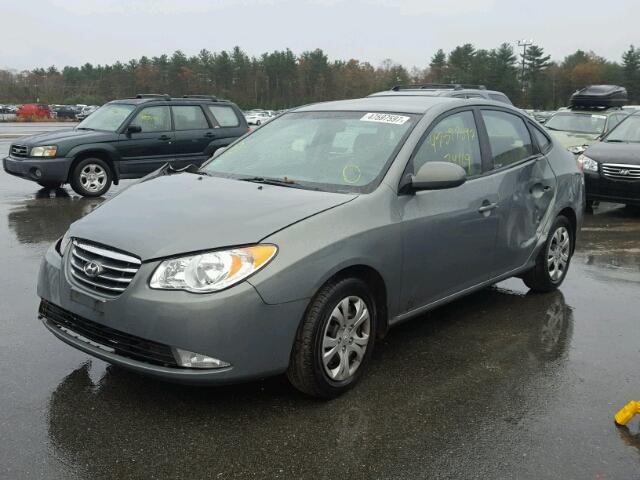 KMHDU4AD6AU026638 - 2010 HYUNDAI ELANTRA BL GRAY photo 2