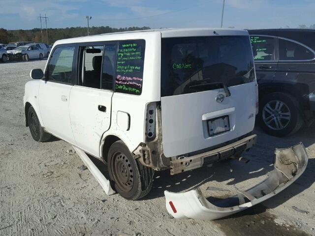 JTLKT324540150164 - 2004 TOYOTA SCION XB WHITE photo 3