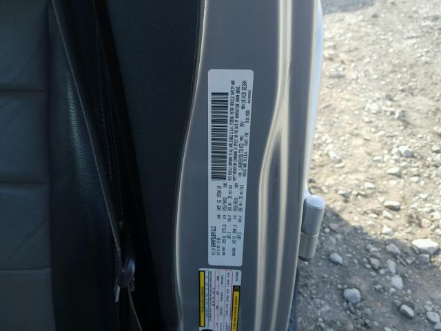 1J4GA59159L731453 - 2009 JEEP WRANGLER U SILVER photo 10