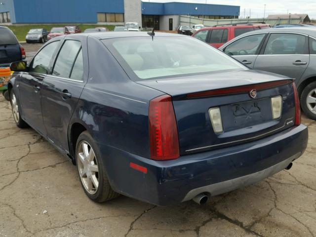 1G6DW677360122269 - 2006 CADILLAC STS BLUE photo 3