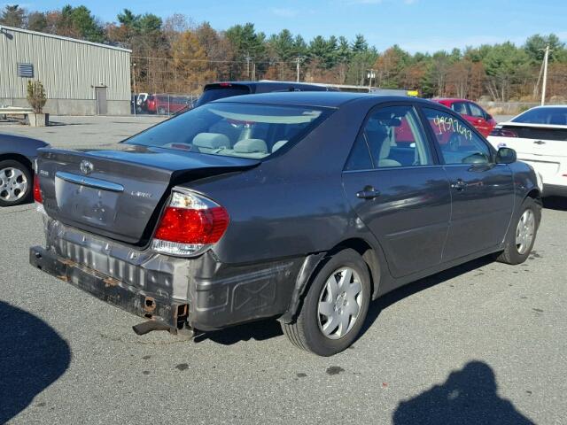 4T1BE32K16U726540 - 2006 TOYOTA CAMRY LE GRAY photo 4