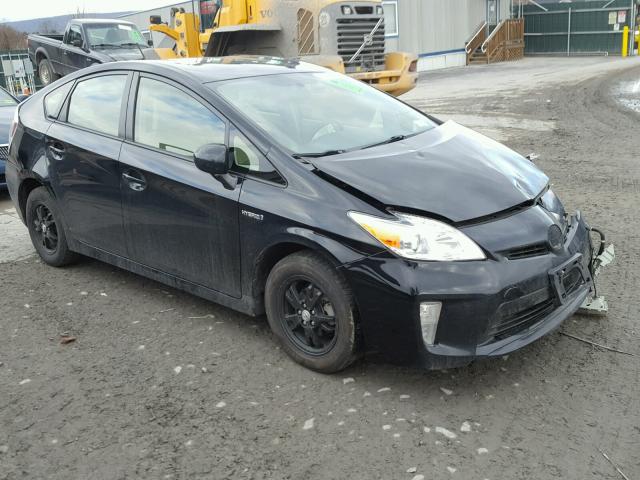 JTDKN3DU8D5704223 - 2013 TOYOTA PRIUS BLACK photo 1