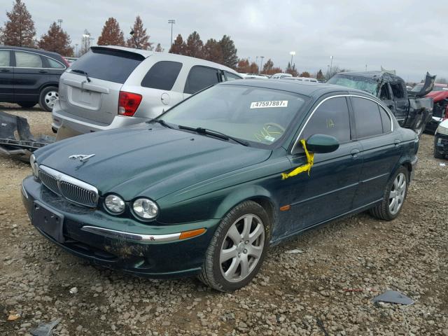 SAJEA51CX4WD99791 - 2004 JAGUAR X-TYPE 3.0 GREEN photo 2