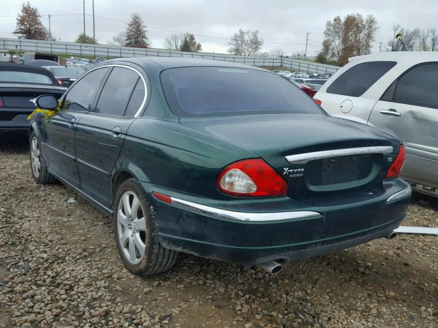 SAJEA51CX4WD99791 - 2004 JAGUAR X-TYPE 3.0 GREEN photo 3