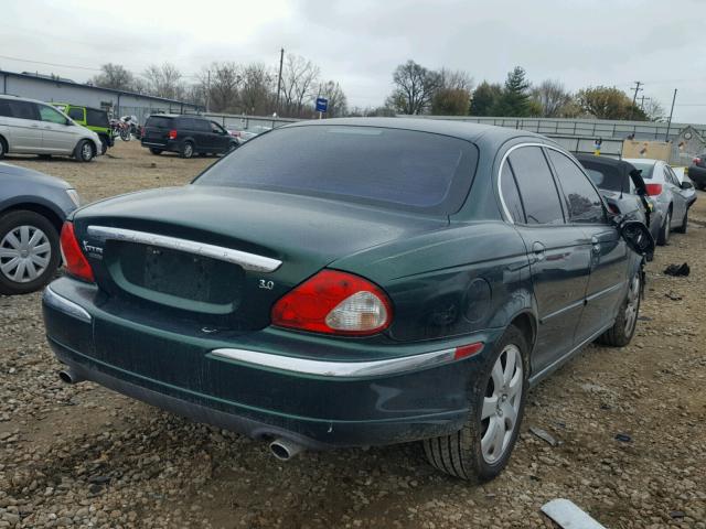 SAJEA51CX4WD99791 - 2004 JAGUAR X-TYPE 3.0 GREEN photo 4