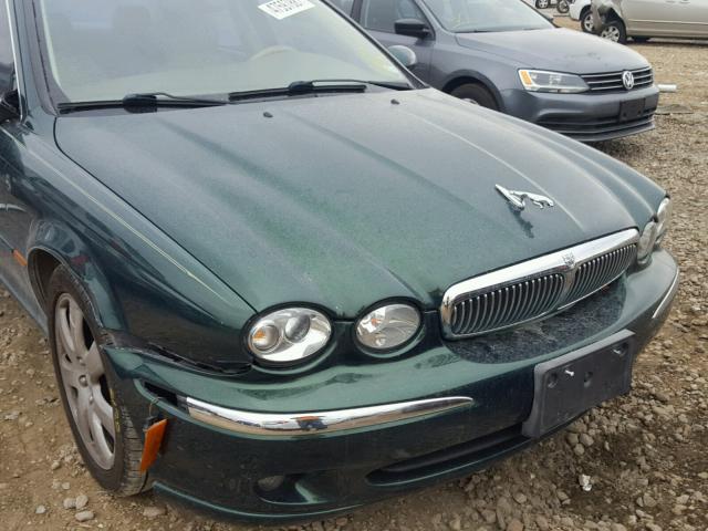 SAJEA51CX4WD99791 - 2004 JAGUAR X-TYPE 3.0 GREEN photo 9