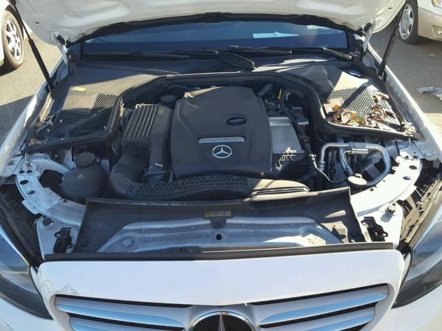 55SWF4KB9GU158197 - 2016 MERCEDES-BENZ C 300 4MAT BLACK photo 7