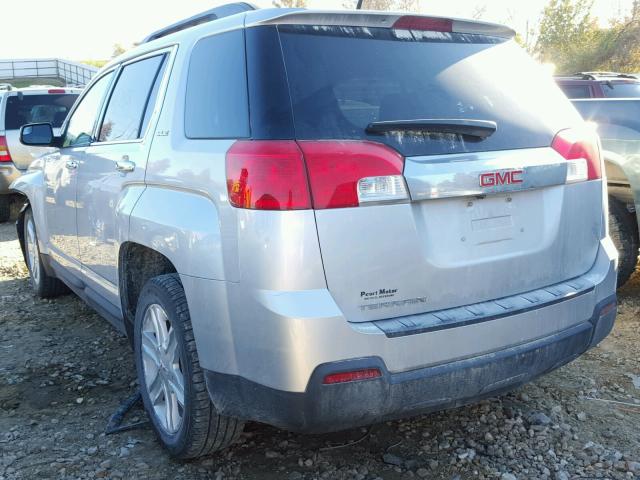 2GKALSEK7C6390502 - 2012 GMC TERRAIN SL SILVER photo 3