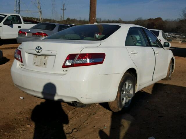 4T1BF3EK9BU726949 - 2011 TOYOTA CAMRY BASE WHITE photo 4