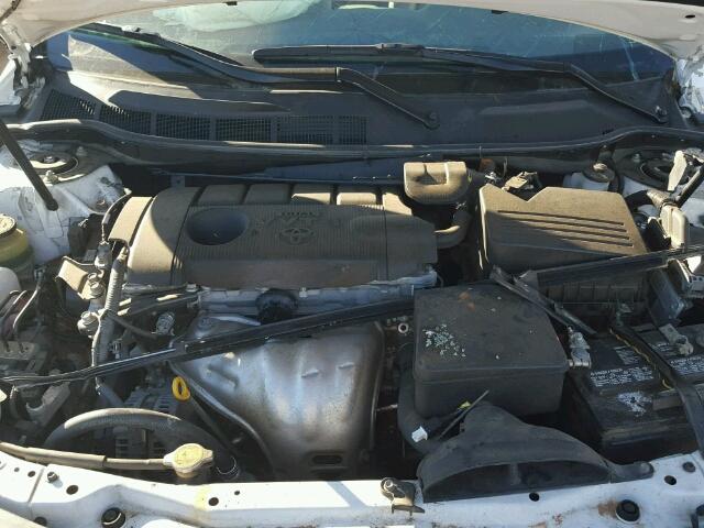 4T1BF3EK9BU726949 - 2011 TOYOTA CAMRY BASE WHITE photo 7