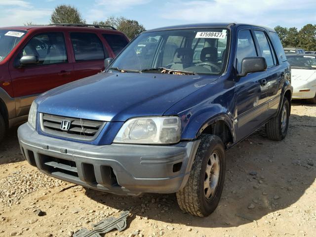 JHLRD2847WC004278 - 1998 HONDA CR-V LX BLUE photo 2