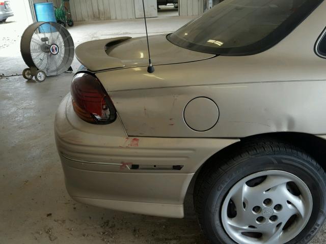 1G2NE12TXVC841757 - 1997 PONTIAC GRAND AM S თაფლისფერი ფოტო 9