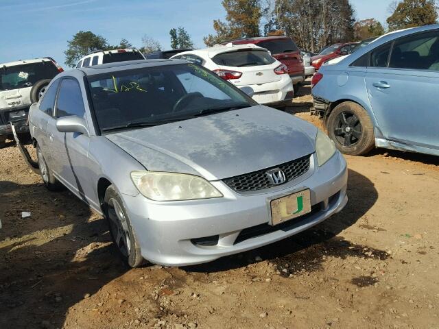 1HGEM22944L012076 - 2004 HONDA CIVIC EX SILVER photo 1