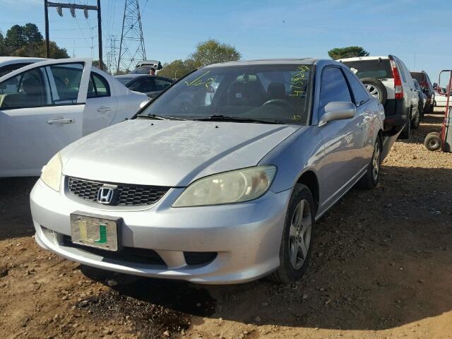 1HGEM22944L012076 - 2004 HONDA CIVIC EX SILVER photo 2