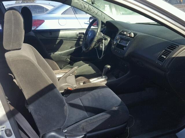1HGEM22944L012076 - 2004 HONDA CIVIC EX 银色 照片 5