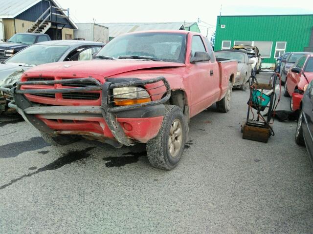 1D7HG32X43S155711 - 2003 DODGE DAKOTA SPO RED photo 2