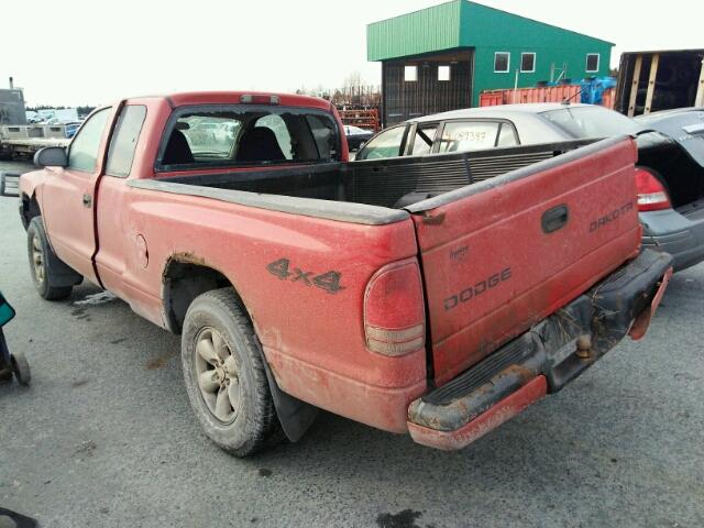 1D7HG32X43S155711 - 2003 DODGE DAKOTA SPO RED photo 3