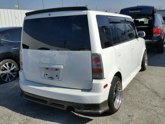 JTLKT334X64086889 - 2006 TOYOTA SCION XB Blanco foto 4