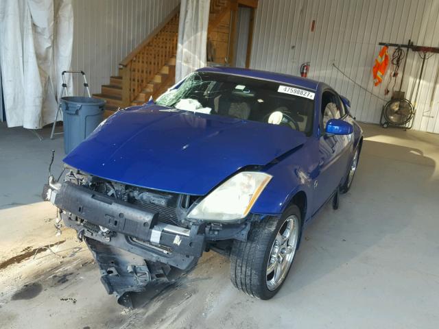 JN1AZ34D05M602795 - 2005 NISSAN 350Z COUPE BLUE photo 2