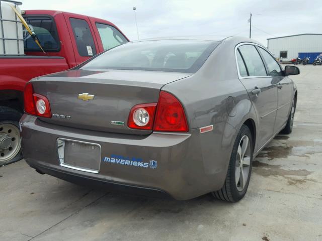 1G1ZC5EU7BF177502 - 2011 CHEVROLET MALIBU 1LT CHARCOAL photo 4