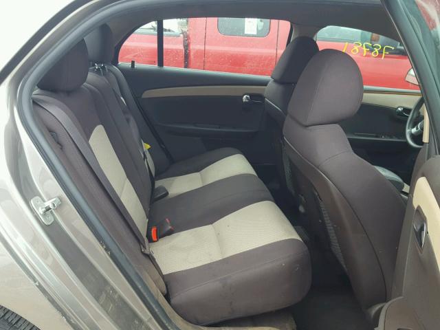 1G1ZC5EU7BF177502 - 2011 CHEVROLET MALIBU 1LT CHARCOAL photo 6