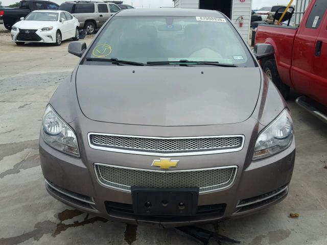 1G1ZC5EU7BF177502 - 2011 CHEVROLET MALIBU 1LT CHARCOAL photo 9