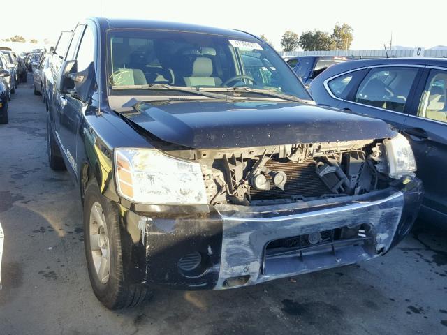 1N6AA06A06N528258 - 2006 NISSAN TITAN XE BLACK photo 1