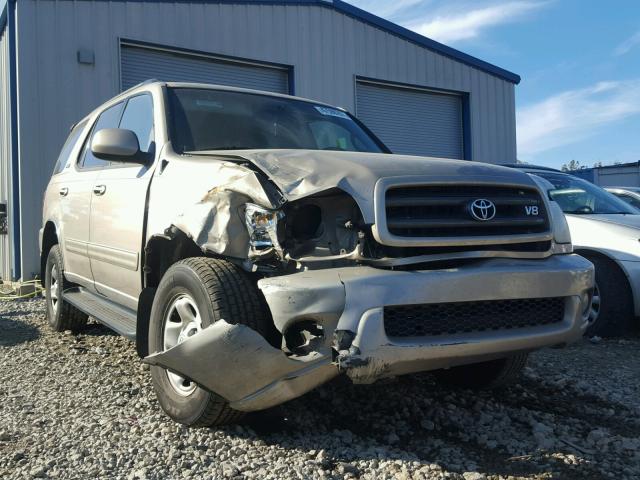 5TDZT34A94S224647 - 2004 TOYOTA SEQUOIA SR GOLD photo 1