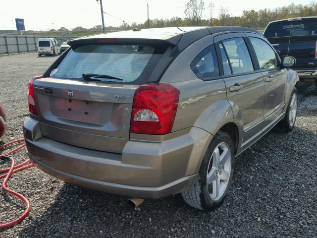 1B3HB78K28D674832 - 2008 DODGE CALIBER R/ BROWN photo 4