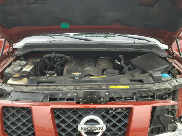 5N1AA08B26N713402 - 2006 NISSAN ARMADA SE RED photo 7