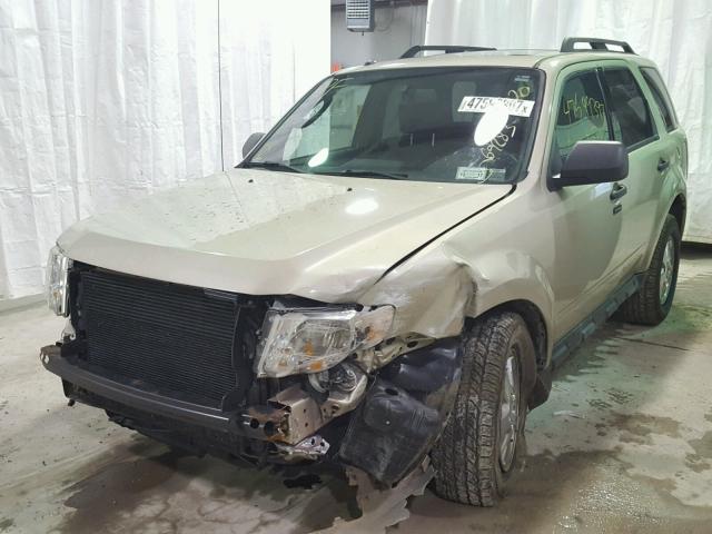 1FMCU9D73CKB88854 - 2012 FORD ESCAPE XLT TAN photo 2