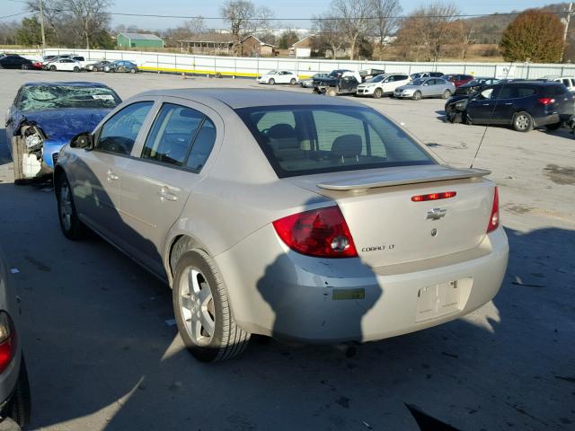 1G1AT58H497160138 - 2009 CHEVROLET COBALT LT GOLD photo 3