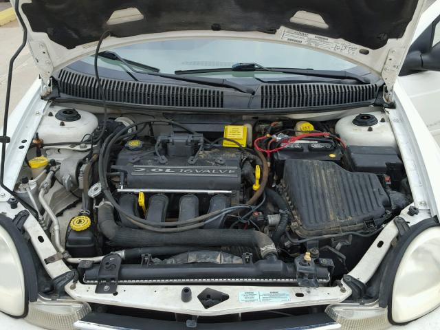 1P3AS46C21D148264 - 2001 PLYMOUTH NEON BASE WHITE photo 7